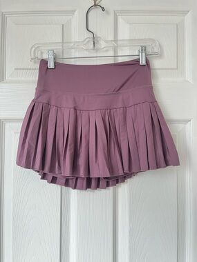 GOLD HINGE Fairview  Dusty Mauve tennis Pleated Skort Size XS